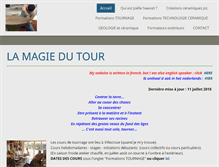 Tablet Screenshot of lamagiedutour.com